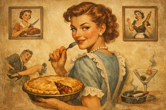Vintage Housewife Wall Prints With a Bite