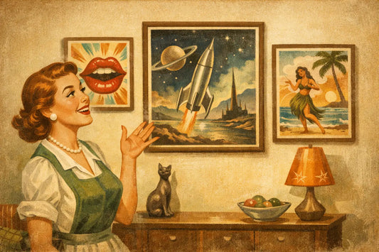 1950s Housewife Wall Art That Actually Pops
