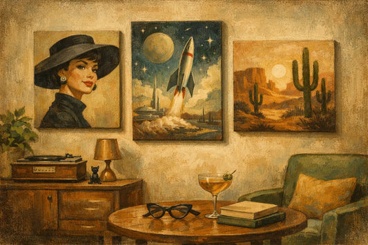 Retro Canvas Wall Art That Actually Has Personality