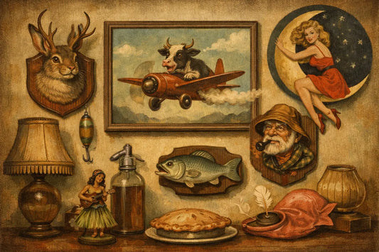 Vintage Americana Wall Decor With a Sense of Humor